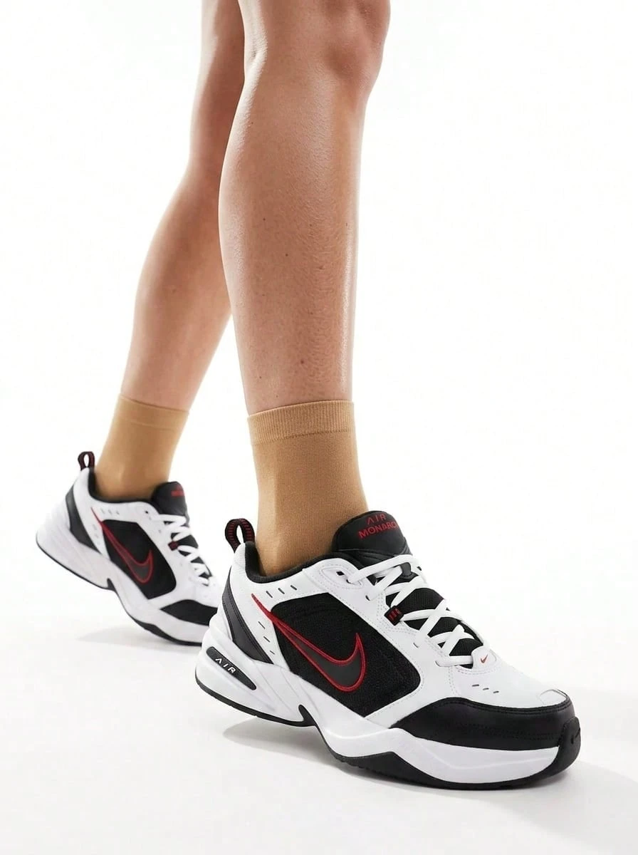 Air Monarch IV Men's Shoes White / Black 416355-101 - White - View 1