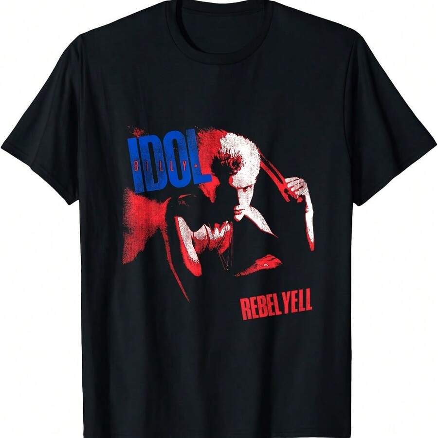 Billy Idol - Rebel Yell T-Shirt - Black - View 1