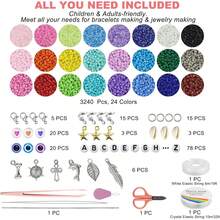 Euuztu Redtwo 4mm Glass Seed Beads Jewelry Bracelet Making Kit, Small Beads Friendship Bracelet Kit, Tiny Waist Beads With Letter Beads And Elastic String, Art Girls Gifts - 2100 chiếc 4mm - Xem 5