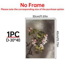 1/9pcs Vintage Dark Academia Canvas Wall Art Posters For Room Home Decor Room Decor Aesthetic Room Decoration Stuff,Optional Frame Room Decor Wall Decor Floral Still Life & Swan Oil Painting Prints, Moody Botanical Gallery Decor For Living Room - Multicolor - View 25