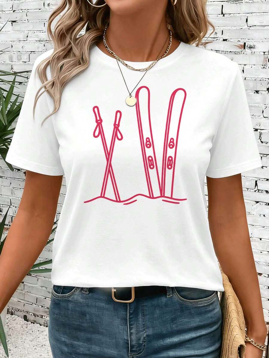 Women T-Shirts - White - View 1
