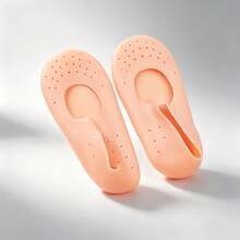 1 Pair Silicone Moisturizing Foot Socks, Solve Problems Of Dry, Cracked, Rough Skin In Autumn/Winter. Silicone Material Locks In Moisture Well, Used With Foot Cream To Promote Absorption. Breathable Design Balances Moisturizing And Dryness. Full Foot Coverage Reduces Moisture Loss. Suitable For Dry Skin Repair, Callus Softening, Foot Care. Reusable And Machine Washable, Allowing Easy Foot Care Even When Out. - Multicolor - View 9