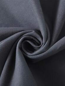 Camiseta de manga corta para hombre de verano, 100% poliéster, estilo versátil, ajuste amplio, peso 180 gramos, 1 pieza - Gris Oscuro - Ver 4