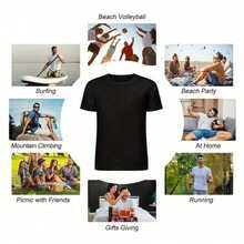 Men'S Vintage Pickleball Graphic T-Shirt - Never Underestimate An Old For Man With A Paddle - Retro Black Soft Tee, Loose Fit Casual Shirt For Pickleball Lovers, Funny For Sports Gift For Dad, Husband, Players - All-Season Apparel - 黑色 - 查看 8