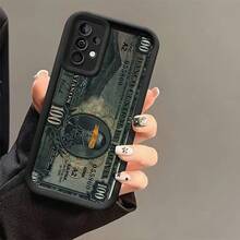 For S24 Ultra/S24 Plus/S24/S23 Ultra/S23 Case Retro Banknote Print Phone - Mixed Color 1 - View 3