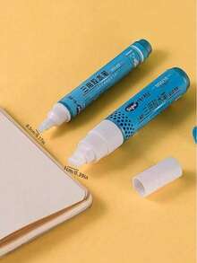 Pulpen Lem Kartu Ucapan Liburan, Lem Cair Cepat Kering Sensitif Tekanan, Alat Tulis Portabel Multifungsi untuk Scrapbooking dan Pembuatan Kartu DIY - MultiWarna - View 10