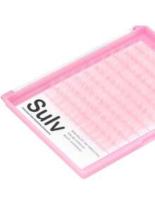 Bộ 120 sợi mi giả Sulv màu hồng nhạt, độ dày 10mm, 12mm, 14mm, 16mm, 18mm để lựa chọn. Tự làm mi giả tại nhà, phù hợp cho người mới bắt đầu. - Xem 6