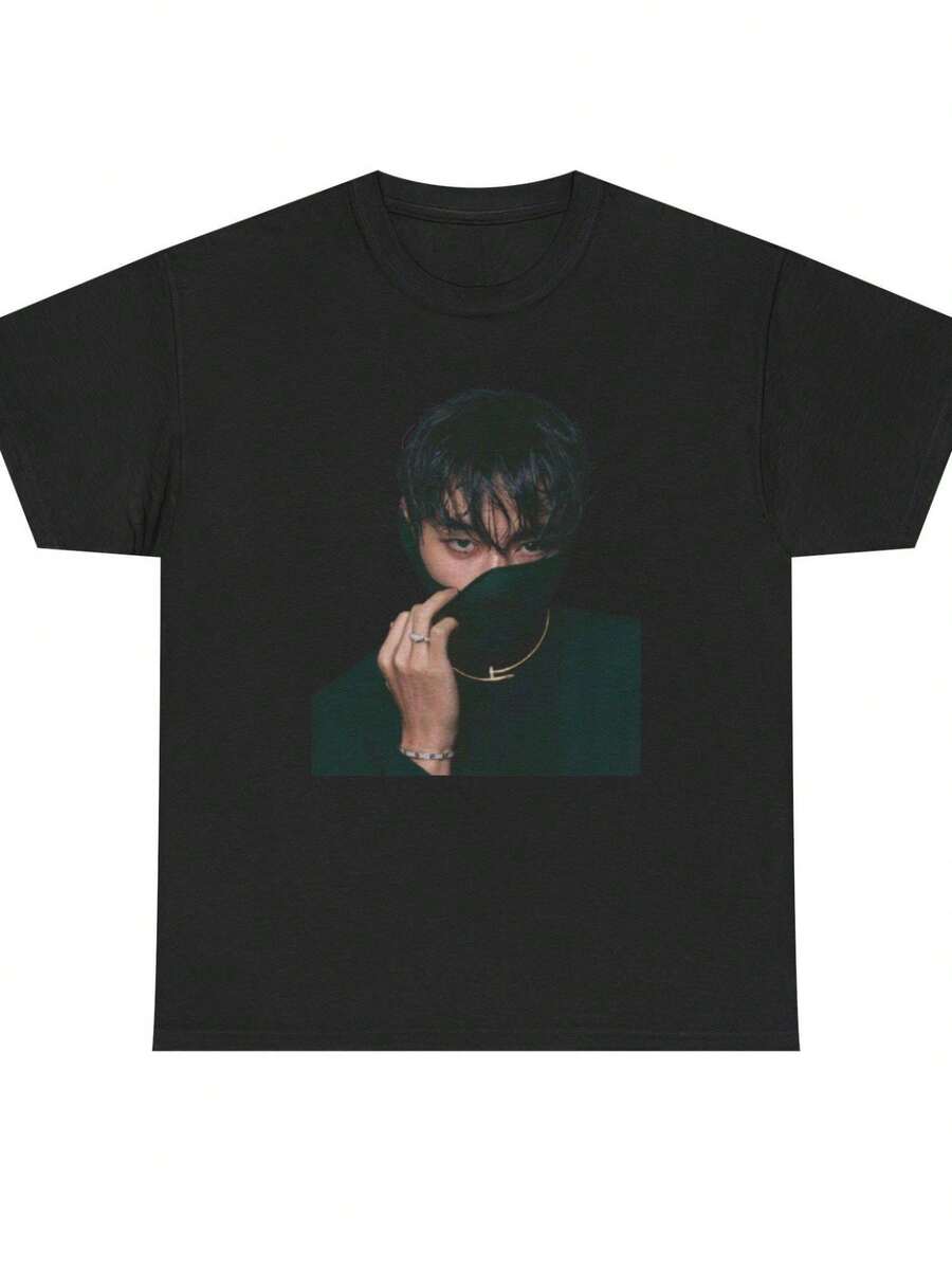 Bangtan Boys Graphic Tee - Black - View 1