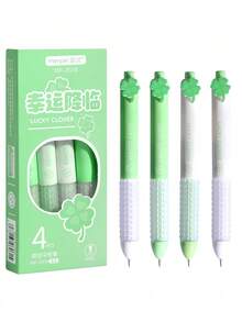 Bộ 4 bút bi bấm hình ngôi sao và bướm, viết trơn tru, thích hợp cho học sinh, thi cử, ghi chú, mực đen 0.5mm, dùng được cho cả nam và nữ, đồ dùng học tập/văn phòng/sinh nhật/ngày lễ. - Bộ - Xem 13