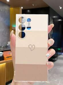 1個創意漸層條紋愛心手機殼 軟質防護套 適用於華為榮耀、Galaxy A04e/12/A13/A14/A34/A50/A52/A53/A54/S21/S22/S23/S24/S25/S25Ultra/S25FE/S26/S26 PLUS/S26 ULTRA/S26 EDGE, 6A/7A/8A, 12T/13T/15T/15T Pro - 無色 - 查看 5