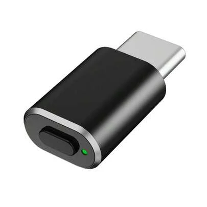 Type C Mouse Jiggler Undetectable Mouse Mover USB C Mouse Shaker Simulated Mouse Movement For Keep Computer Awake Black