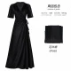 Women's Velvet Coat, Black