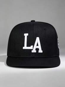 1 st unisex gotisk LA broderad hiphop-basebollkeps, justerbar solhatt, perfekt för utomhusaktiviteter, resor och löpning - flerfärgad - Visa 5