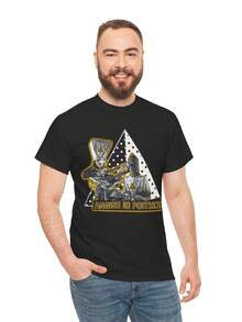 Angine De Poitrine Band Photo T-Shirt 100% Pure Cotton Black T-Shirt Unisex - Black - View 5
