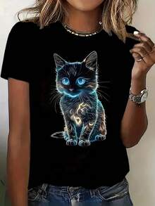 Women T-Shirts - Black - View 1