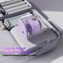 OBOVAY 4000mAh Wireless Portable Lingerie Washer, 2.5L Large Capacity, Simulated Hand Wash Turbine Scrub, Fully Waterproof, Specialized For Intimate Apparel, Suitable For Travel & Business Trip - Multicolor - View 7