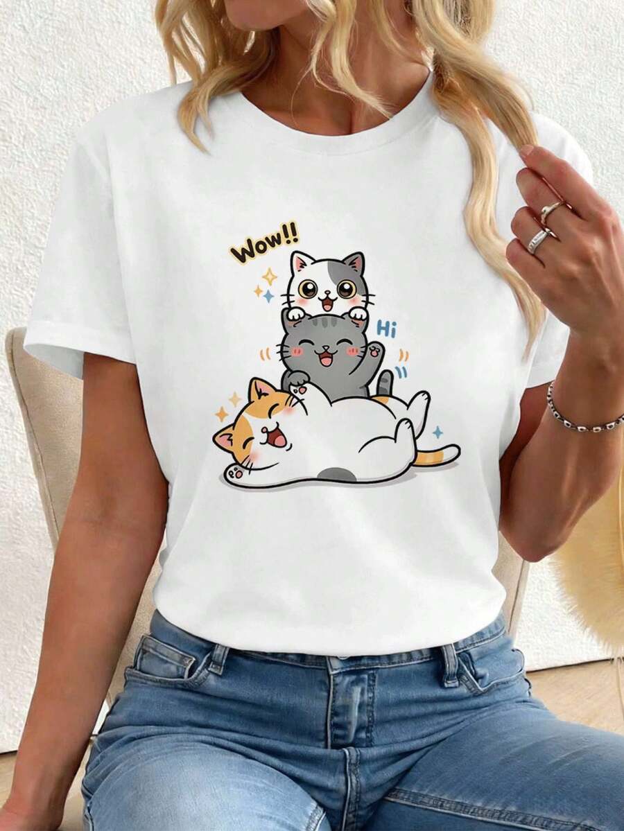 Women T-Shirts - White - View 1