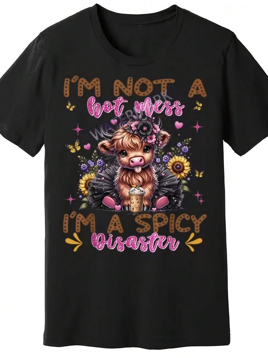 Women T-Shirts - Black - View 1