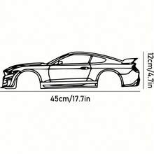 1件/套金屬賽車輪廓牆面裝飾 - 室內外裝飾適用於臥室、家居或露台 - 給汽車愛好者的獨特禮物、家居裝飾、房間裝飾、牆面裝飾禮物、生日畢業禮物 - 黑色 - 查看 12