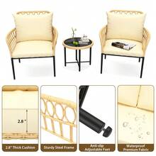 Patio Sofas - Beige - View 6