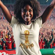 T-Shirt With Gold Trophy Print, Unisex, Casual, Comfortable, Urban Fashion, Football Style, Ideal For Fans, Games, Sporting Events, Lightweight, Breathable Fabric, Perfect Fit, HEXA Shirt, 100% Cotton, Modern Look, Versatile, High Quality, Everyday Use - 離開 - 查看 11