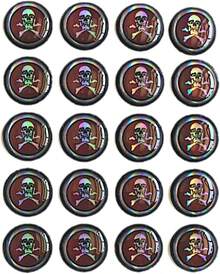 Brule 3-D Holographic Epoxy Fish Eyes (5mm-20mm) 60 Pack, Handpoured, Fishing Fly Tying Lures DIY Crafts - ColorJ - View 4