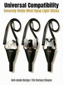 1 chiếc dây đeo vai đựng lightstick cá nhân hóa, có thể in chữ tùy chỉnh, dây đeo cổ điều chỉnh được, thích hợp cho các buổi hòa nhạc, lễ hội, gặp gỡ người hâm mộ, quà tặng lưu niệm cho người hâm mộ, bạn bè, cặp đôi, quà sinh nhật hoặc ngày lễ, dây đeo lightstick nhẹ, bền, thoải mái, rảnh tay, phù hợp với mọi phụ kiện dành cho người hâm mộ. - màu đen - Xem 8
