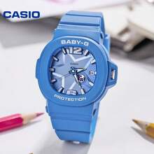 Đồng hồ Casio BGA-10D-2A2 màu xanh lam nhạt, viền có thể tháo rời, mặt số hình ngôi sao, chống nước, chống sốc, quà tặng sinh nhật. - Một cỡ - Xem 4