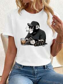 Women T-Shirts - White - View 1