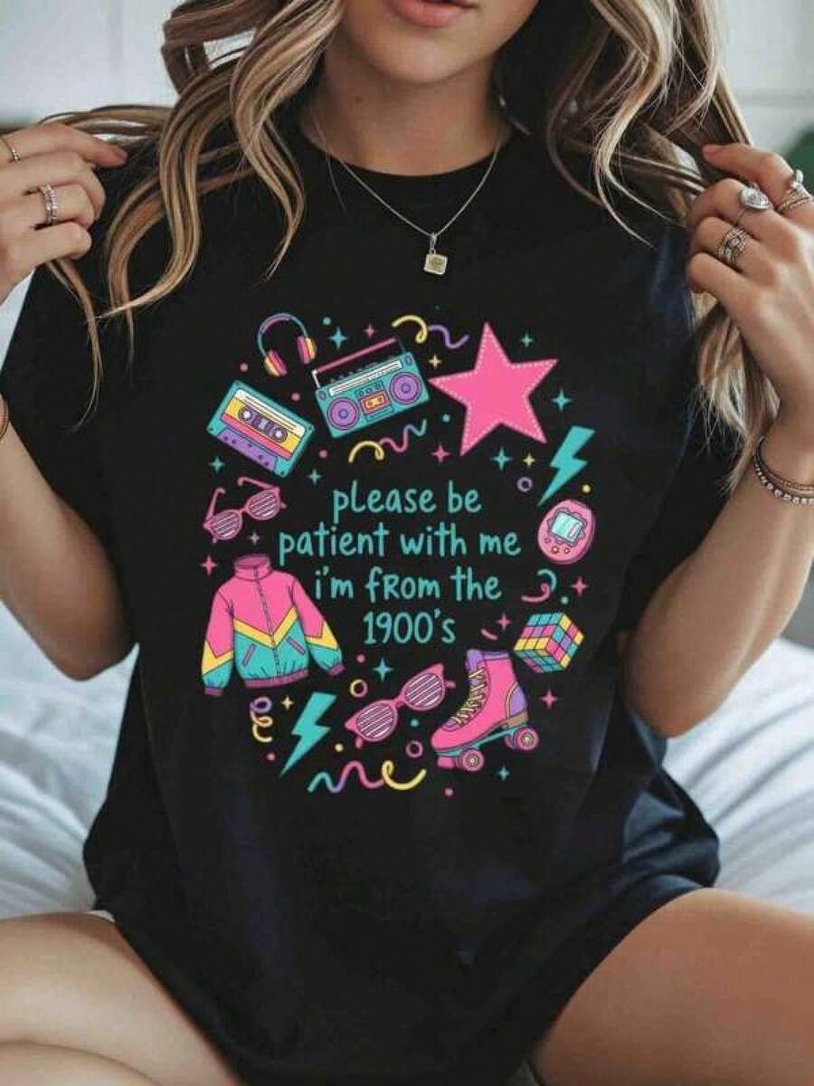 Women T-Shirts - Black - View 1