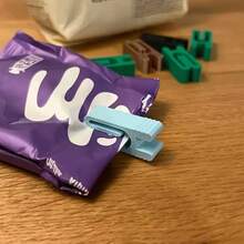 10/20 piezas Clips de sellado de alimentos reutilizables multifuncionales, adecuados para diversas bolsas de plástico y bolsas de aperitivos, bolsas de organización de cocina y bolsas de almacenamiento, accesorios de cocina, colores aleatorios, empaque aleatorio - Color aleatorio - 10 unidades - Ver 5