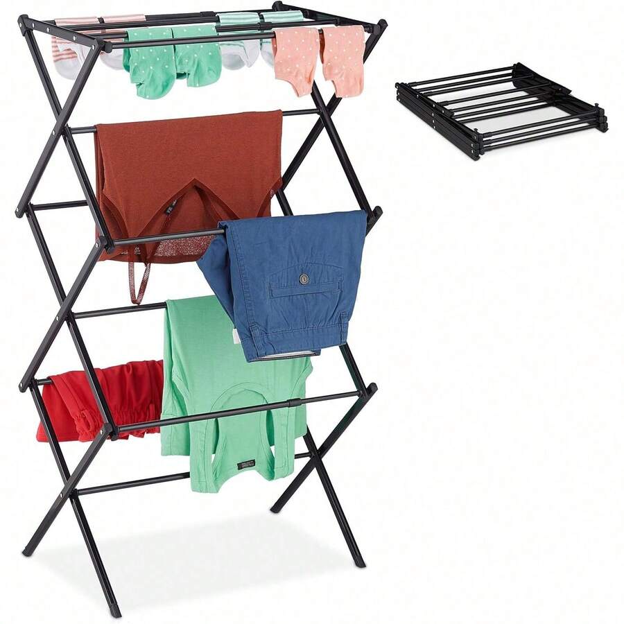 Telescopic Clothes Drying Racks - One-size - View 1