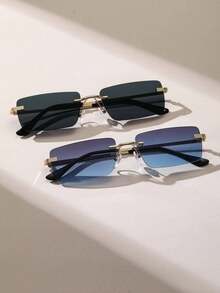 2pcs Gold Gray Blue