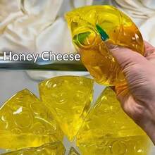 SQUISHY 蜂蜜起司捏捏玩具 - 指尖吸吮起司捏捏玩具 - 慢回彈 - 可變形 - 壓力緩解玩具 - 捏捏玩具 - 壓力緩解 - 生日禮物 - 節日禮物 - 禮物 - 送禮 - 彩色 - 查看 4