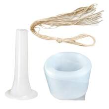 SISCCI 50mm Diameter 32mm Transparent Plastic Sausage Casing Tool Kit, 1-5m Optional For Home & Commercial Use, Manual Sausage Stuffer With Tying String And Funnel, Homemade Sausage Casing Membrane - Transparent - View 21