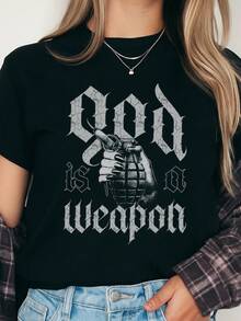Women T-Shirts - Black - View 7