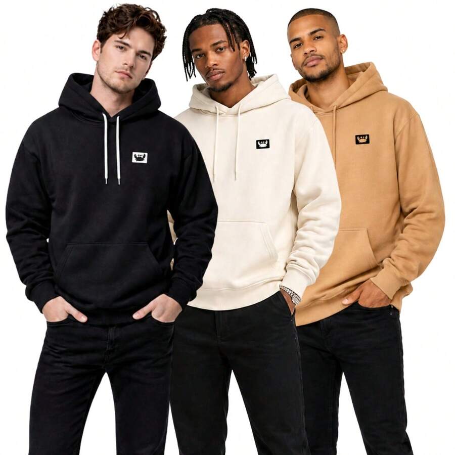 Men Sweatshirts - Beis - Ver 1