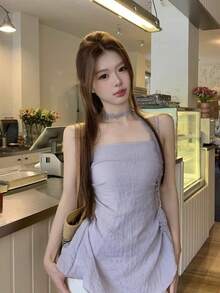 Women Tops - Mauve Purple - View 5