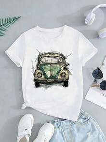Women T-Shirts - White - View 2
