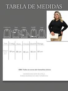 EXPOSICAO PAULISTA Women's Plus Size V-Neck Knit Blouse, Winter Casual Sweater, Comfortable Wool - Dark Grey - View 6