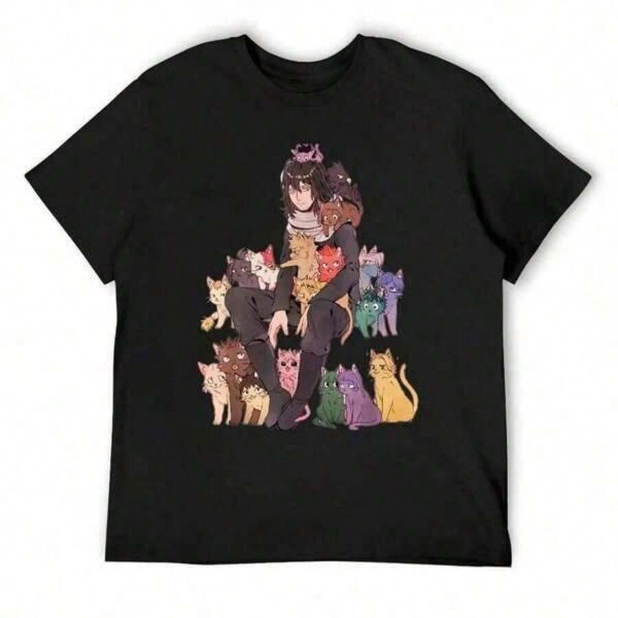 Men T-Shirts - Black - View 1