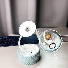 AMAZING VISION Lámpara de Mesa Recargable USB con Protección Ocular, Diseño Plegable y Rueda para Ajustar Brillo – Ideal para Estudio, Oficina o Lectura, Luz Portátil que Crea Ambiente - Morado - Ver 9
