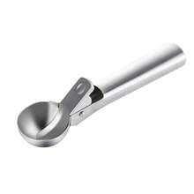 2Pcs Retractable Stainless Steel Ball Scooper, Multifunctional For Ice Cream, Fruit And Desserts, Home And Commercial Use - Large - 2pcs - View 8