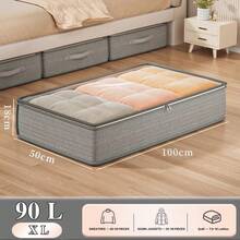 1pc Foldable Under-Bed Storage Bag, Multi-Functional For Storing Blankets, Skirts, Quilts, Pillows, Clothes, Space-Saving For Bed, Sofa, Wardrobe - Multicolor - View 13