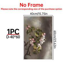 1/9pcs Vintage Dark Academia Canvas Wall Art Posters For Room Home Decor Room Decor Aesthetic Room Decoration Stuff,Optional Frame Room Decor Wall Decor Floral Still Life & Swan Oil Painting Prints, Moody Botanical Gallery Decor For Living Room - Multicolor - View 30