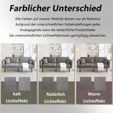 2-In-1 Adjustable Sofa Bed – Two-Seater With Velvet Upholstery, Folding Armrests & Sleeping Function, Ideal For Small Spaces - Antique Gray - View 5