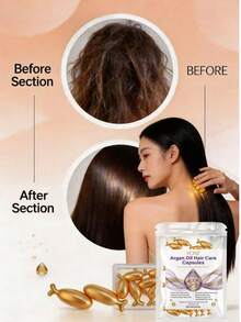 Mascarilla de cabello lujosa y fina, 22g, hidratación duradera de 72 horas, sin gluten y de rápida absorción, dejando el cabello talla grande sedoso y fuerte, apta para todo tipo de cabello, resultados de nivel salón en casa - Ropa formal - Ver 3