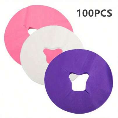 100 chiếc bọc gối tựa mặt dùng một lần, bọc gối tựa đầu bàn massage không dệt, bọc gối đỡ mặt dùng cho spa, tiệm xăm và thẩm mỹ viện. Bọc gối tựa mặt dùng một lần, bọc gối đỡ mặt, bọc gối tựa đầu bàn massage, bảo vệ gối, bọc gối mặt. Vật tư salon, dụng cụ vệ sinh, phụ kiện làm đẹp, đồ dùng cần thiết cho massage.