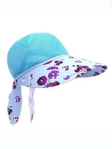 Sombrero de sol para mujer de verano para uso al aire libre, con protección UV, ala ancha, para viajes, senderismo, protección solar, playa, festivales - Multicolor - Ver 12