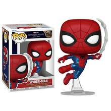 Funko POP! : Spiderman No Way Home 2021 -  -  Finale Suit - Figura de Vinilo Coleccionable - Idea de Regalo- Mercancia Oficial - Juguetes para Niños y Adultos - Movies Fans - Rojo - Ver 1